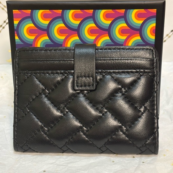 Kurt Geiger Black Quilted Wallet NWT - Picture 5 of 10